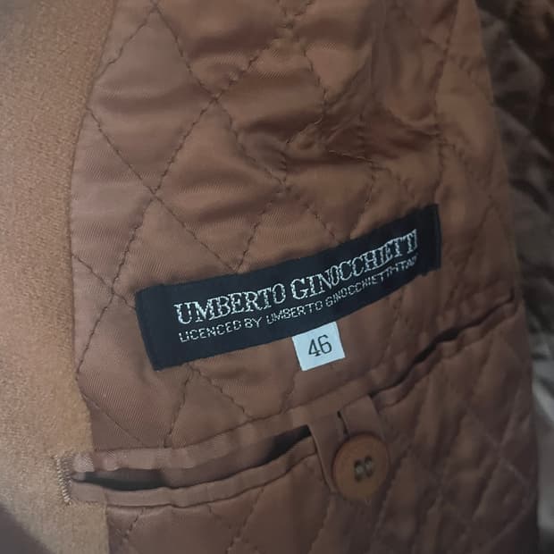 움베르토 지노체티 브라운 블레이저 46
