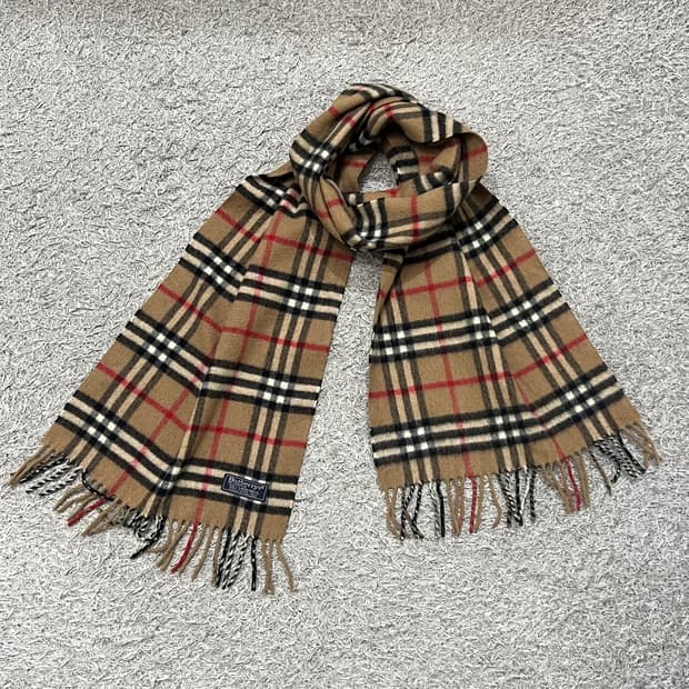 버버리 램스울 머플러