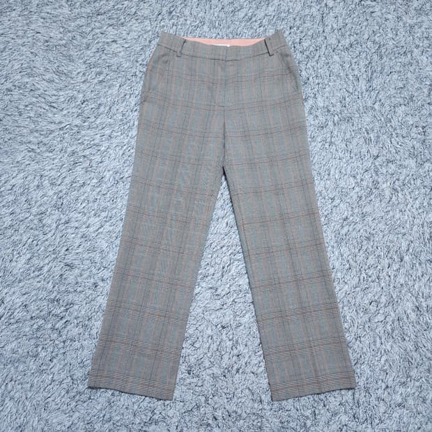 SJSJ) 61-90 와이드체크바지 춘추슬랙스 / 왕눈이샵