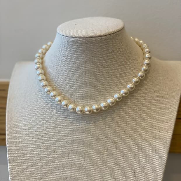 빈티지 모조진주 목걸이