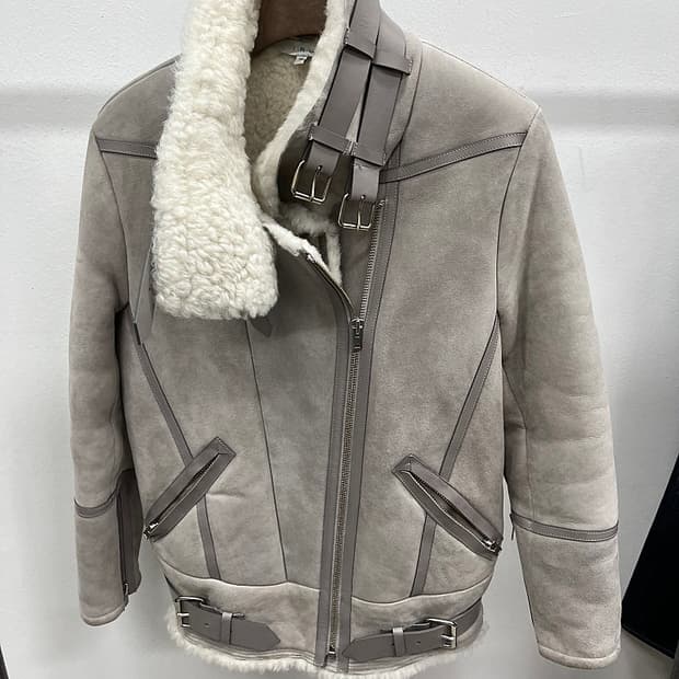 여) 이로 시어링 램스킨 무스탕 