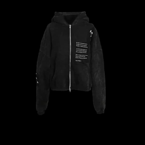 에모스탠스 스모크 워시드 후드집업