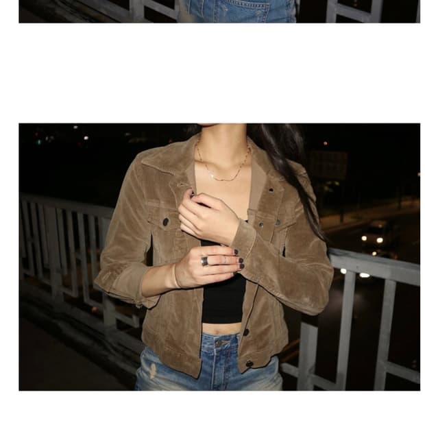 코듀로이 자켓