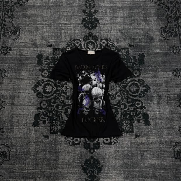 Evolution 00s skull printing t shirts