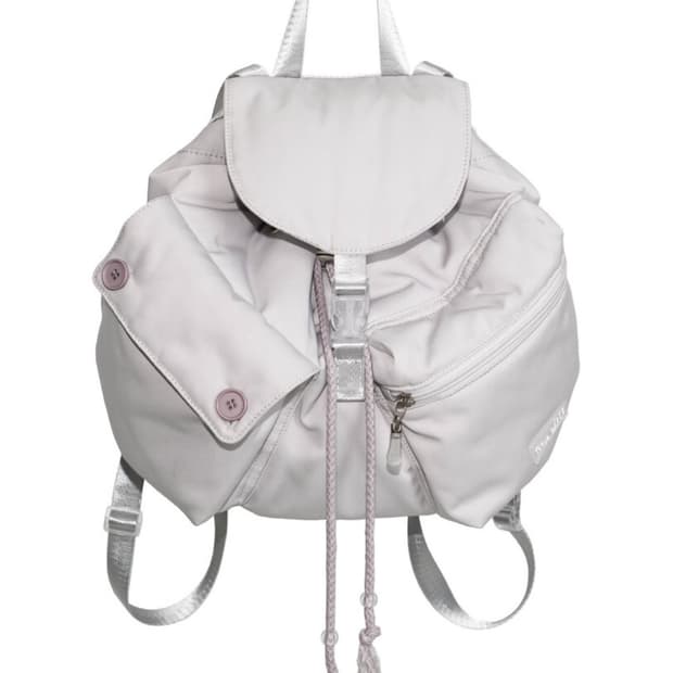 텐스댄스 버튼 미니 백팩 라이트 그레이 파히섬