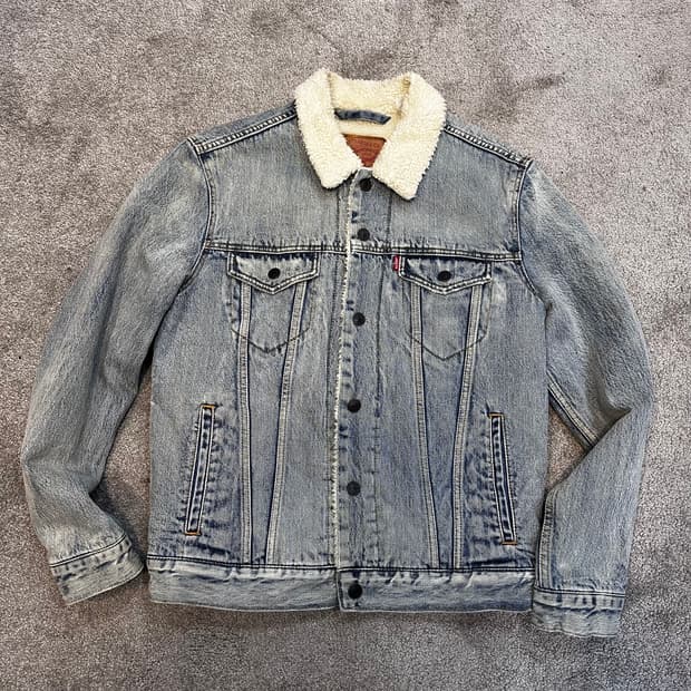 리바이스 중청 쉐르파 트러커 자켓S