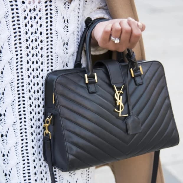 생로랑 YSL 카바스 토트백 크로스백