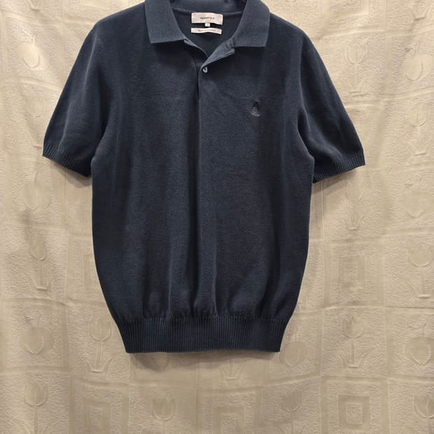 빈폴 실크 블렌디드 반팔 니트 폴로티 S 사이즈