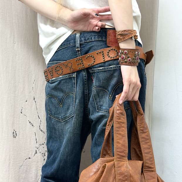 [Dolce&Gabbana]2000s D&G Stud Belt