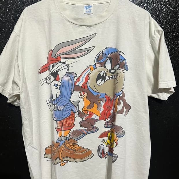 90s looney tunes 루니튠즈 빈티지 티셔츠