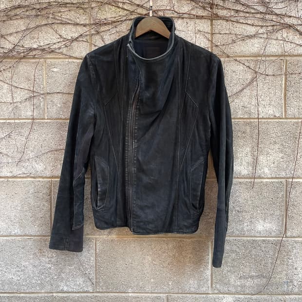 [95] Codes Combine 하이넥 GOAT leather 자켓