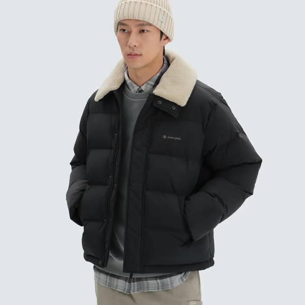 스노우피크 카라부클넥 헤비다운 패딩 남성 XL 105사이즈