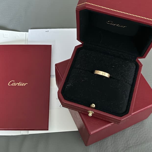 까르띠에 러브링 45 옐로우 골드