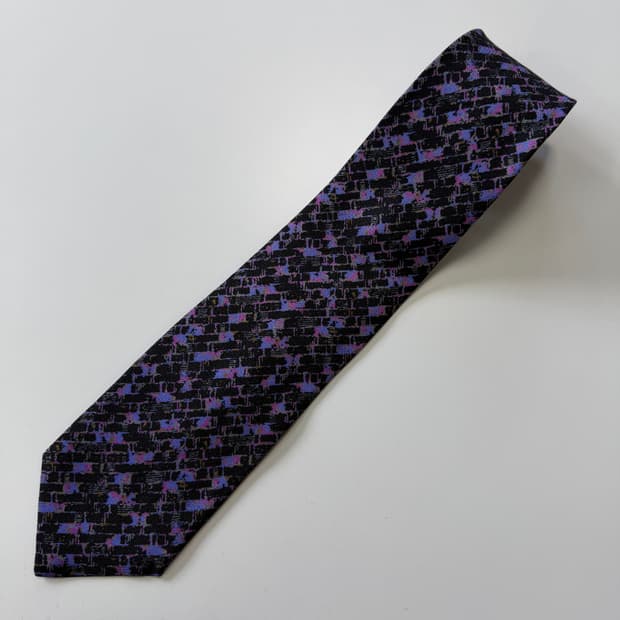 빈티지 실크 넥타이 8.5cm