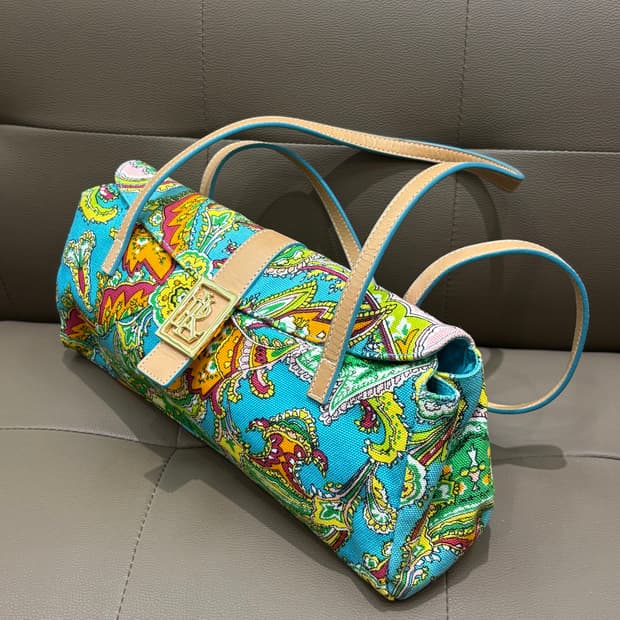 폴로 랄프로렌 페이즐리 핸드백