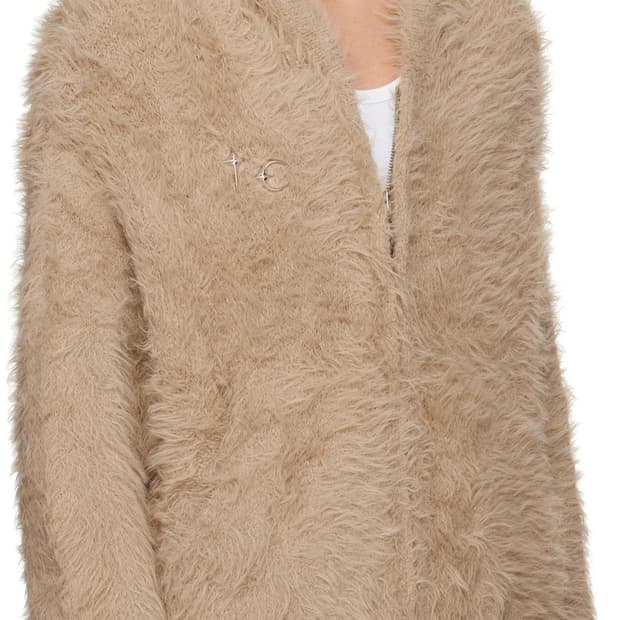 떠그클럽 퍼 후드집업 판매