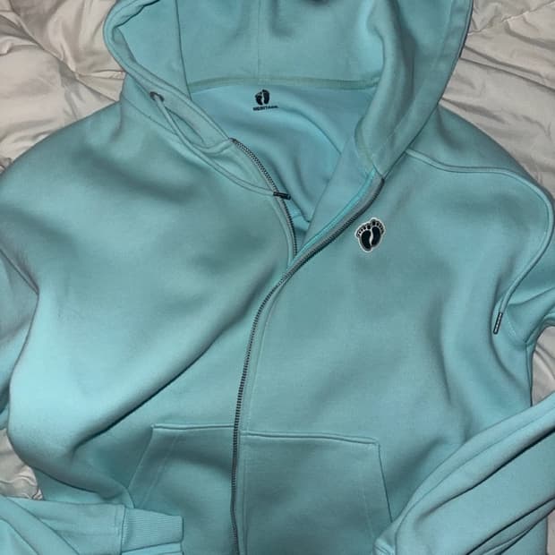 헹텐 헤리티지 빈티지 민트색 후드집업