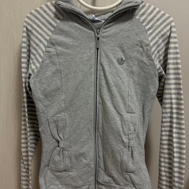 아디다스 오리지널스 08년 트레포일 후드집업 90 (Y2K 빈티지)