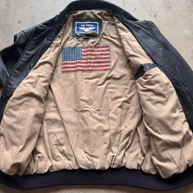 Air force 가죽 A2자켓 XL