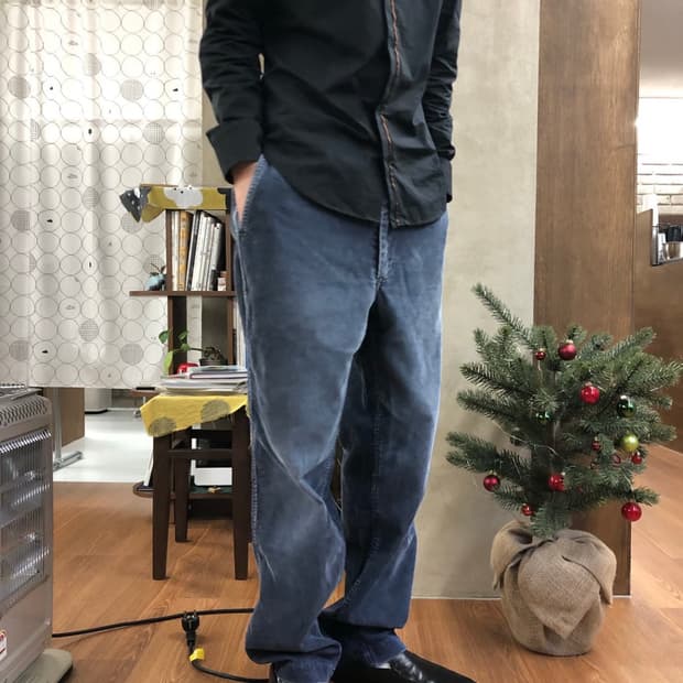 꼼데가르송 옴므 코듀로이 팬츠 xs