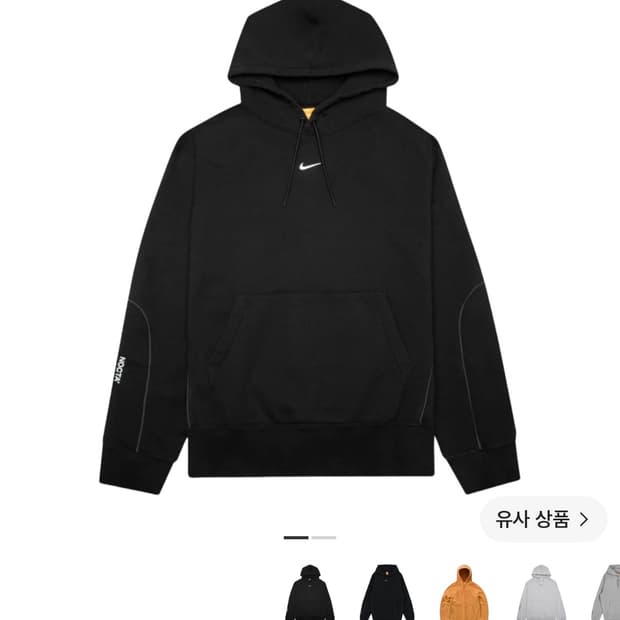 나이키 녹타 플리스 후드 블랙 US L