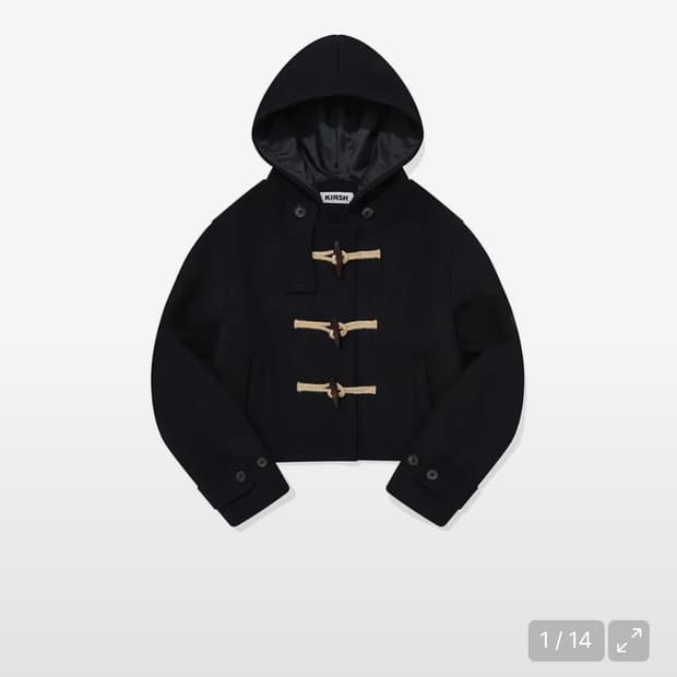 키르시 체리후드하프더플코트 사이즈 1