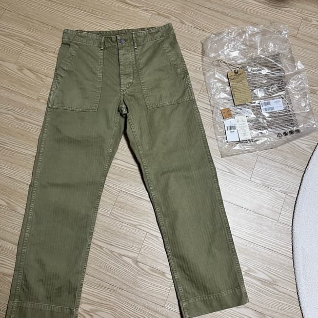 rrl더블알엘 헤링본 퍼티그팬츠 29/30 사이즈