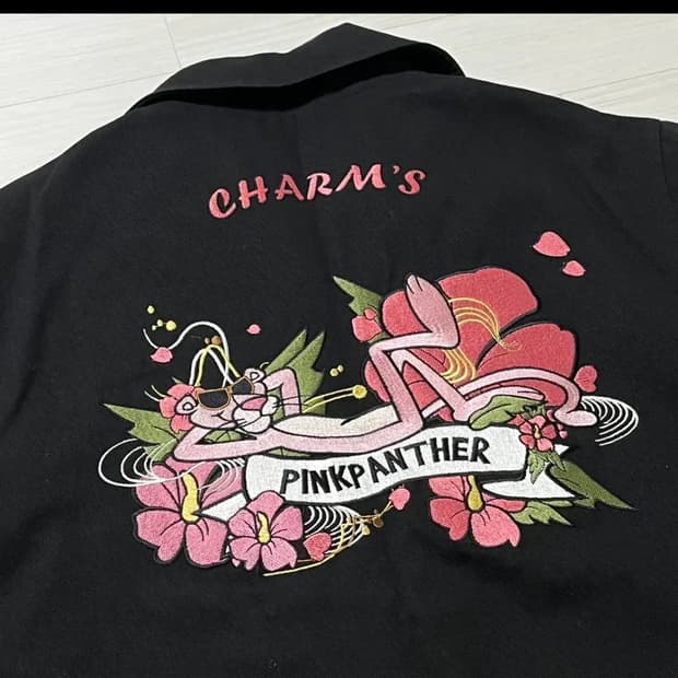 희귀 빈티지 CHARMS X 핑크팬더 콜라보 자켓