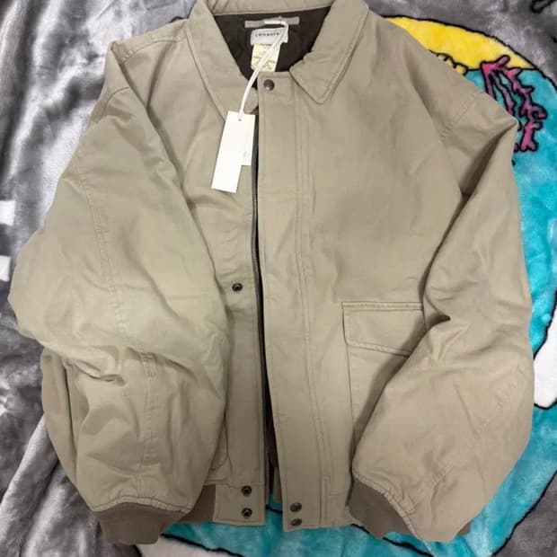 카키스 24fw 스테이션 자켓 베이지