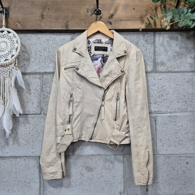 시슬리 빈티지 양가죽자켓 