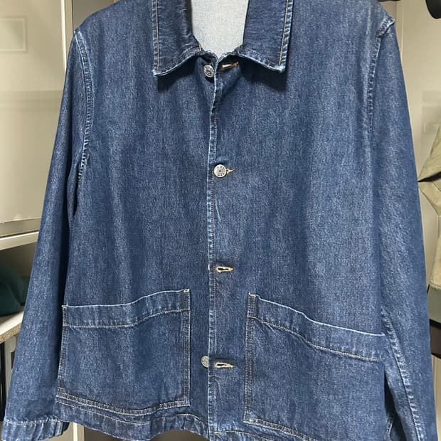 선플라워 데님 초어자켓 m