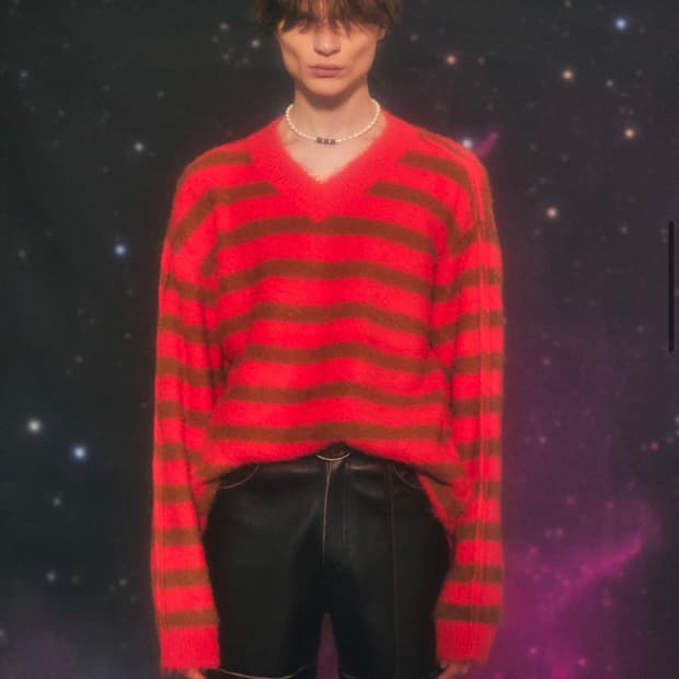 앤더슨벨 스트라이프 니트