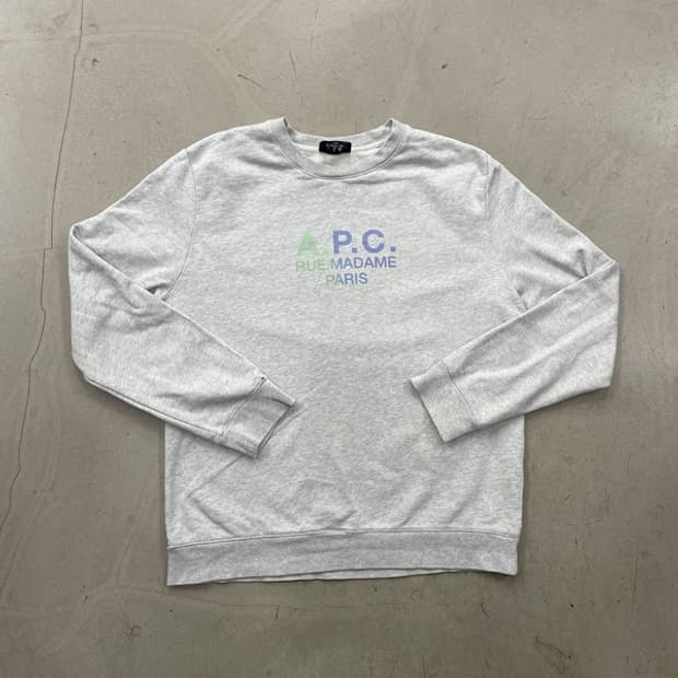 아페쎄 엘리엇 로고 프린트 맨투맨 xxl