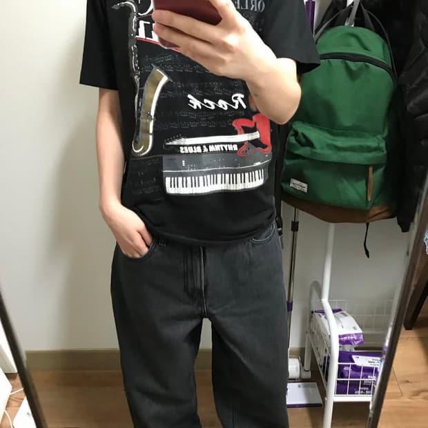 90‘s jerzees music 티셔츠