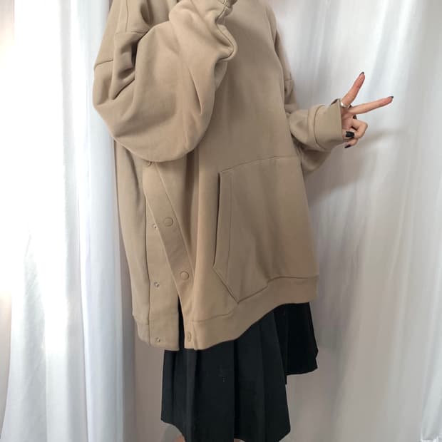 Adidas 아디다스 베이지컬러 에센셜 후드티