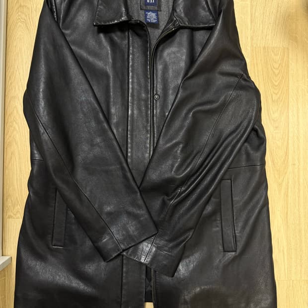 [M] 90s 올드갭 레더 카코트