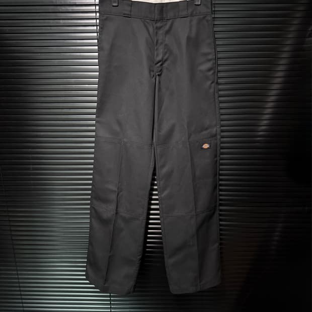 디키즈 더블니 28 x 32 블랙 루즈핏 워크 치노 팬츠 바지 와이드