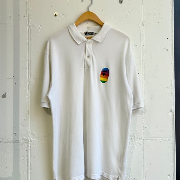 a bathing ape collar t-shirt