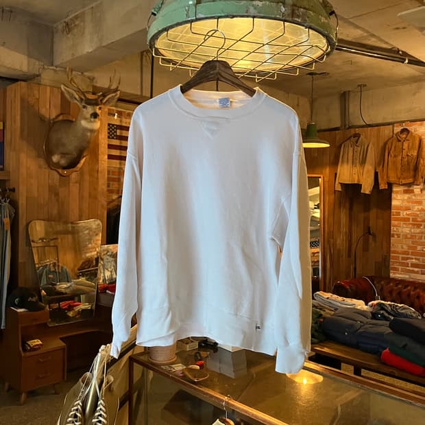 90s USA 빈티지 러셀 플레인 스웻 셔츠 맨투맨