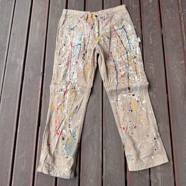 칼하트 페인팅 워크팬츠