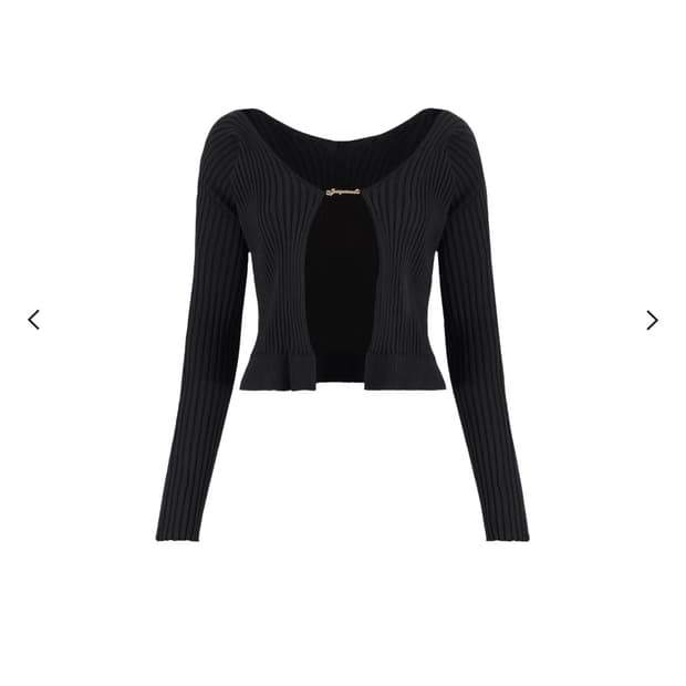 Jacquemus 로고 가디건 