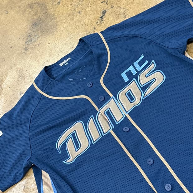 [100] NC다이노스 74 김경문 마킹 반팔 유니폼 b8