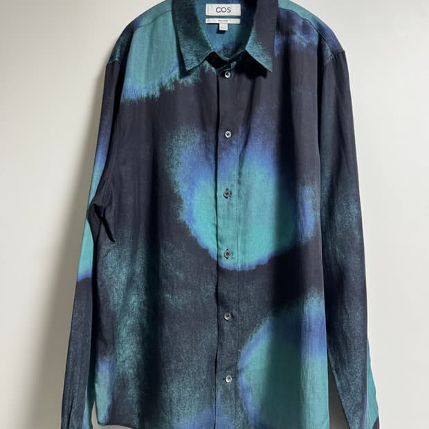COS 코스 남성 그라디언트 도트 셔츠 L