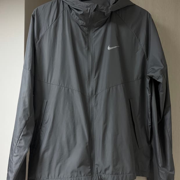 나이키 리펠 마일러 러닝 바람막이 그레이 xl