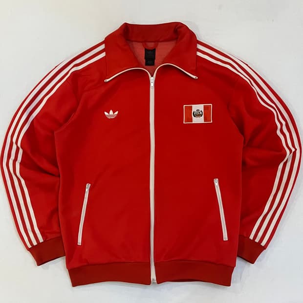 00s 아디다스 올드스쿨 페루 국대 져지 레드