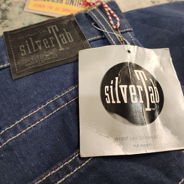 90s 오리지날 실버탭 데님팬츠