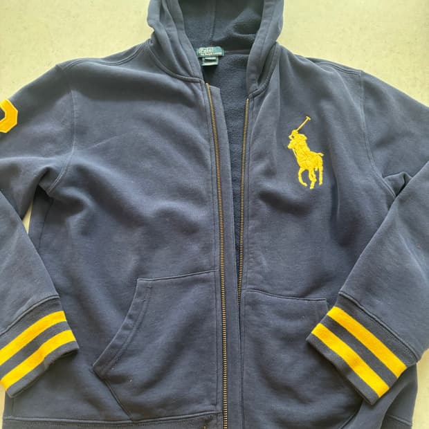 폴로 빅포니 후드집업 