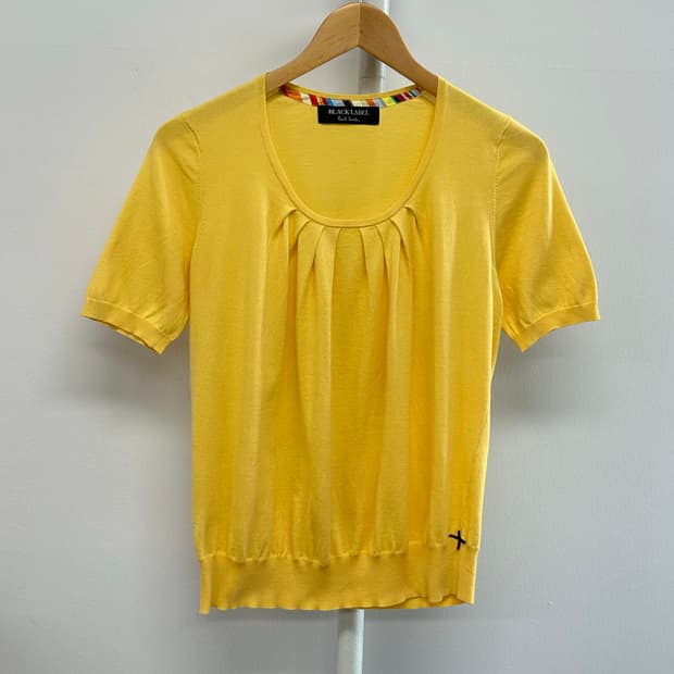 폴스미스 개더 플리츠 디테일 니트