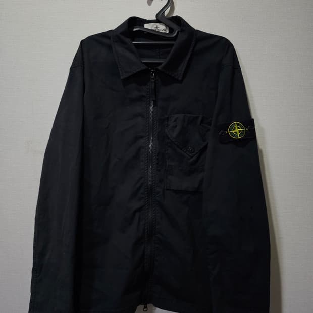 정품 23FW 스톤아일랜드 스트레치 코튼 오버셔츠 100 / L