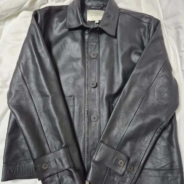 스튜디오니콜슨 소가죽 여성 레더자켓